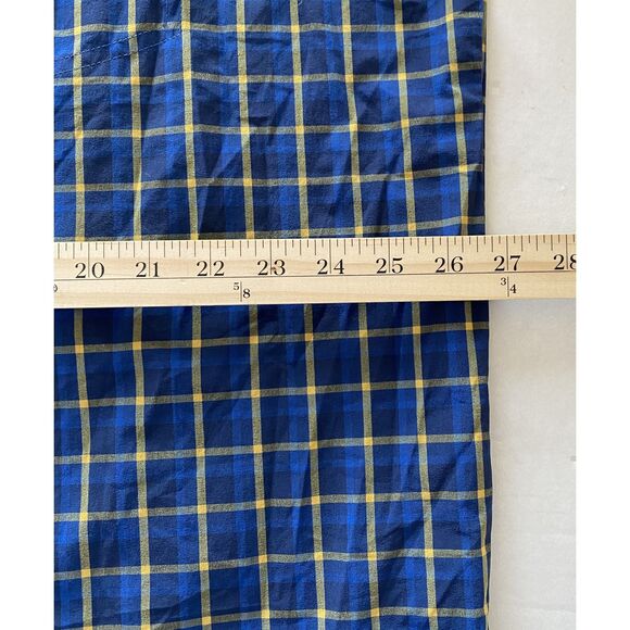 Columbia Omni-Shade Blue Check Short Sleeve Button Up Shirt Plus Size Hiking XXL - Picture 5 of 11